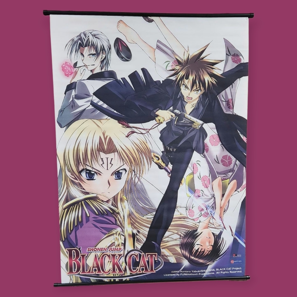 Black Cat - Anime Wall Scroll